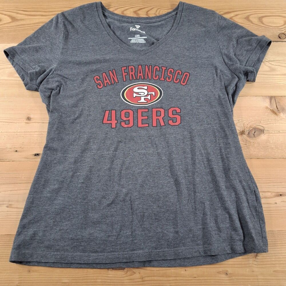 San Francisco 49ers Nfl Fanatics Womens Large Tshirt